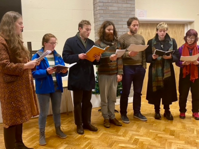 Canu Plygain singing