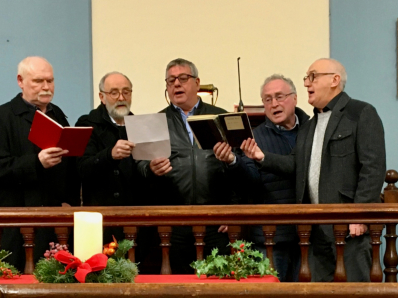 Canu Plygain singing